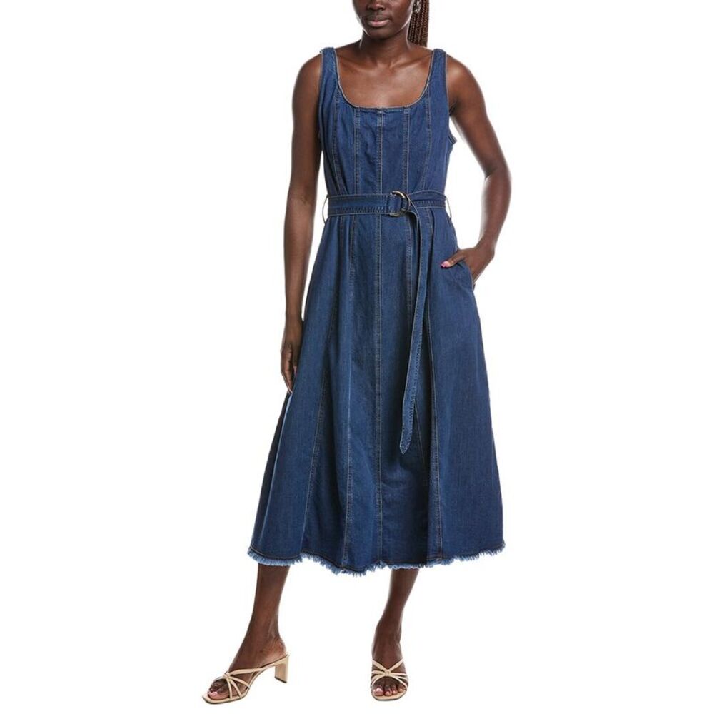 Joseph Ribkoff Womens Midi Dress, Blue